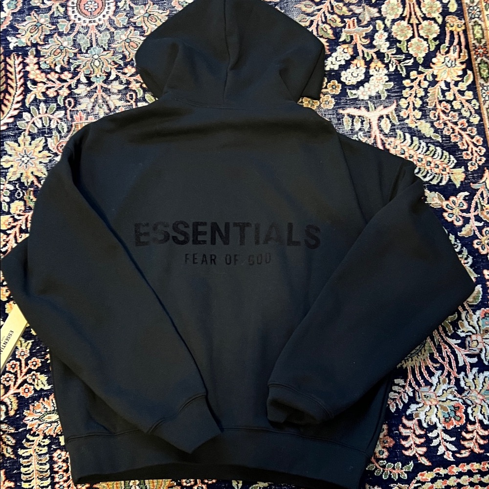 FEAR OF GOD ESSENTIALS SS22 STRETCH LIMO HOODIE (XS)